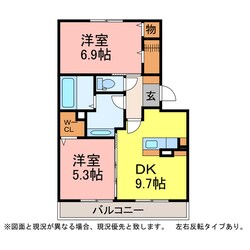 グレイス　ヒルズ　Ａ棟の物件間取画像